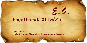 Engelhardt Olivér névjegykártya