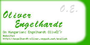 oliver engelhardt business card